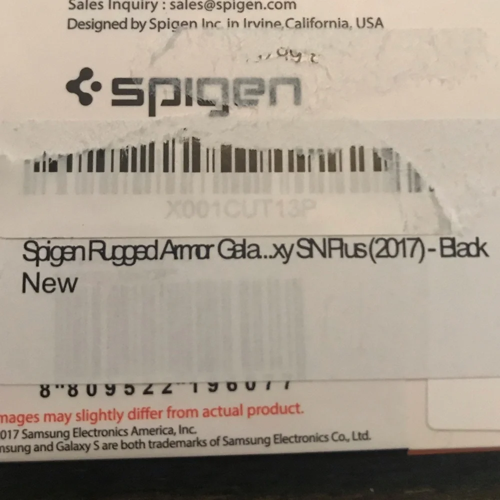 Spigen Rugged‎ Armor Galaxy S8+ Case NIB